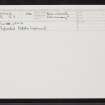 Lewis, Tolsta, NB54NW 5, Ordnance Survey index card, Recto