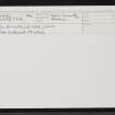 Lewis, Dun Bhilascleiter, NB55NE 1, Ordnance Survey index card, Recto