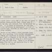 Lewis, Pigmie's Isle, Luchruban, NB56NW 4, Ordnance Survey index card, page number 1, Recto