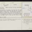 Lewis, Pigmie's Isle, Luchruban, NB56NW 4, Ordnance Survey index card, page number 3, Recto