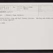 Lewis, Swainbost, NB56SW 14, Ordnance Survey index card, Recto