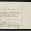 Geodha Na Glaic Baine, NB91SE 2, Ordnance Survey index card, page number 2, Verso