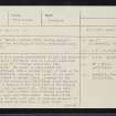 Loch Poll An Dunain, Polglass, NC00NW 3, Ordnance Survey index card, page number 1, Recto