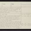 Loch Poll An Dunain, Polglass, NC00NW 3, Ordnance Survey index card, page number 2, Verso