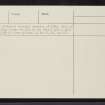 Loch Poll An Dunain, Polglass, NC00NW 3, Ordnance Survey index card, page number 3, Recto