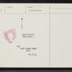 An Dun, Dreinach, NC10SE 1, Ordnance Survey index card, Recto