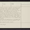 Dun Canna, NC10SW 1, Ordnance Survey index card, page number 3, Recto