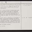 Eilean Assynt, NC12NE 1, Ordnance Survey index card, page number 2, Verso