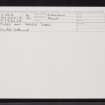 Tubeg And Easter Tubeg, NC12SE 2, Ordnance Survey index card, Recto