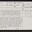 Gleann Leireag, NC13SE 6, Ordnance Survey index card, page number 1, Recto