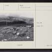 Knockan, NC21SW 12, Ordnance Survey index card, page number 1, Recto