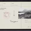 An Dun, Loch A' Chairn Bhain, NC23SW 1, Ordnance Survey index card, Recto