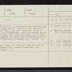 Unipoll, Newton, NC23SW 7, Ordnance Survey index card, Recto