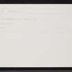Kinlochbervie, Loch Bervie Harbour, NC25NW 9, Ordnance Survey index card, Recto