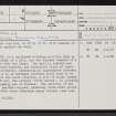 Rhiconich, NC25SE 3, Ordnance Survey index card, page number 1, Recto
