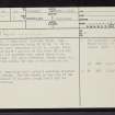 Glen Oykel, NC30NW 10, Ordnance Survey index card, page number 1, Recto