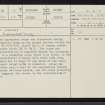 Glen Cassley, NC41SW 3, Ordnance Survey index card, page number 1, Recto