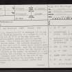 Dun Dornaigil, NC44NE 3, Ordnance Survey index card, page number 1, Recto