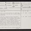 Loch Hope, NC45NE 4, Ordnance Survey index card, page number 1, Recto