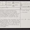 Allt Meadhonach, NC45SW 4, Ordnance Survey index card, page number 1, Recto