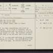 An T-Sron, NC50NE 4, Ordnance Survey index card, page number 1, Recto