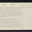The Ord, NC50NE 13, Ordnance Survey index card, page number 3, Recto