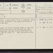 The Ord, NC50NE 34, Ordnance Survey index card, page number 1, Recto