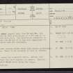 Lairg Muir, NC50NE 40, Ordnance Survey index card, page number 1, Recto