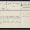 Saval, NC50NE 49, Ordnance Survey index card, page number 1, Recto