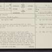Ord Place, NC50NE 55, Ordnance Survey index card, page number 1, Recto