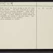 Ord Place, NC50NE 55, Ordnance Survey index card, page number 2, Verso