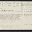 The Ord South, NC50NE 56, Ordnance Survey index card, page number 1, Recto