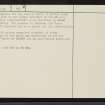 The Ord South, NC50NE 56, Ordnance Survey index card, page number 2, Verso