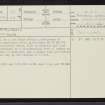 Culbuie North, NC50NE 61, Ordnance Survey index card, page number 1, Recto