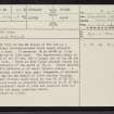The Ord, NC50NE 80, Ordnance Survey index card, page number 1, Recto