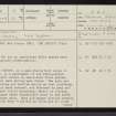 Achinduich, NC50SE 9, Ordnance Survey index card, page number 1, Recto