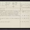 Baile Fuir, NC50SE 16, Ordnance Survey index card, page number 1, Recto