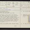 Lairg Station, NC50SE 38, Ordnance Survey index card, page number 1, Recto