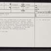 River Shin, NC50SE 61, Ordnance Survey index card, page number 1, Recto