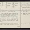 Durcha, NC50SW 1, Ordnance Survey index card, page number 1, Recto