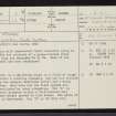 Mid Atlass, NC50SW 3, Ordnance Survey index card, page number 1, Recto
