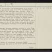 Shinness, NC51SE 9, Ordnance Survey index card, page number 2, Verso