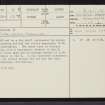 The Airde, NC51SW 3, Ordnance Survey index card, page number 1, Recto