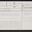 Meall A' Gob Mor, NC53NE 2, Ordnance Survey index card, page number 1, Recto