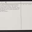 Klibreck Burn, NC53SE 2, Ordnance Survey index card, page number 2, Verso