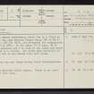 Tongue, NC55NE 6, Ordnance Survey index card, page number 1, Recto