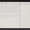 Achuvoldrach Burn, NC55NE 14, Ordnance Survey index card, page number 2, Verso