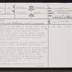 Ribigill, NC55SE 15, Ordnance Survey index card, page number 1, Recto