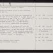 Lettie's Grave, NC60NE 1, Ordnance Survey index card, page number 2, Verso