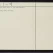 Blar Na Fola, NC63NE 43, Ordnance Survey index card, page number 2, Verso